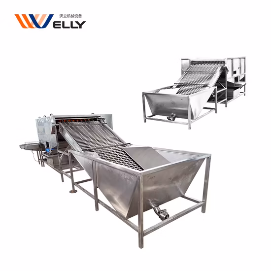 Professional Boiled Hen Egg Peeler Shelling Cooked Eggs Peeling Machine